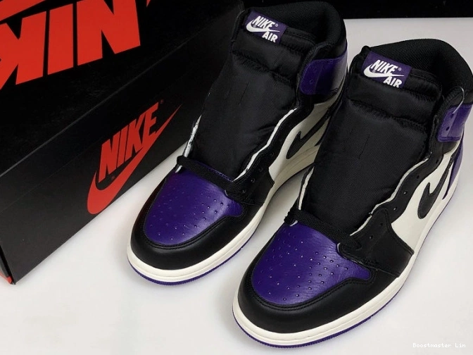 Bmlin shoes Purple Court 1 Air 555088-501 Jordan 0731